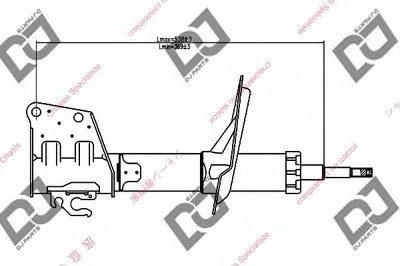 Амортизатор DJ PARTS купить