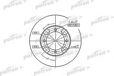 Тормозной диск PATRON купить