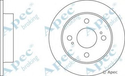 Тормозной диск APEC braking купить