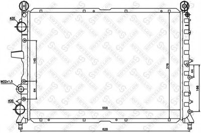 Радиатор, охлаждение двигателя STELLOX купить