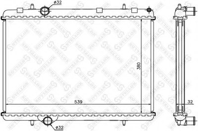 Радиатор, охлаждение двигателя STELLOX купить
