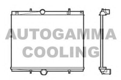Радиатор, охлаждение двигателя AUTOGAMMA купить