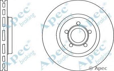 Тормозной диск APEC braking купить