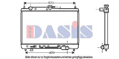 Радиатор, охлаждение двигателя AKS DASIS купить