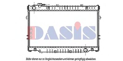 Радиатор, охлаждение двигателя AKS DASIS купить