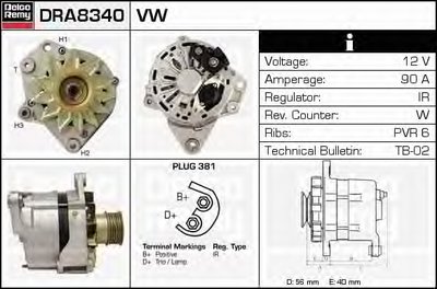 Генератор Remanufactured REMY (Light Duty) DELCO REMY купить