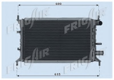 Радиатор, охлаждение двигателя FRIGAIR купить