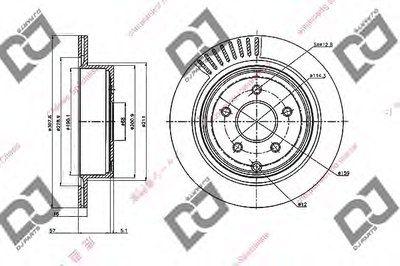 Тормозной диск DJ PARTS купить