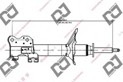 Амортизатор DJ PARTS купить