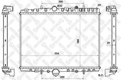 Радиатор, охлаждение двигателя STELLOX купить