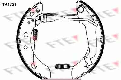 Комплект тормозных колодок FTE купить