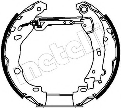 Комплект тормозных колодок Kit premounted METELLI купить