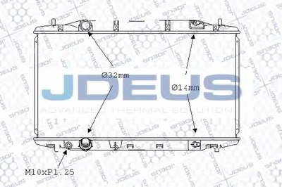 Радиатор, охлаждение двигателя JDEUS купить