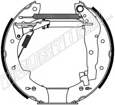 Комплект тормозных колодок FAST KIT TRUSTING купить