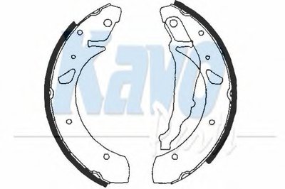 Комплект тормозных колодок MK KASHIYAMA KAVO PARTS