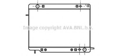 Радиатор, охлаждение двигателя AVA QUALITY COOLING купить