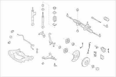 Рулевое управление; Подвеска колеса ZF Parts