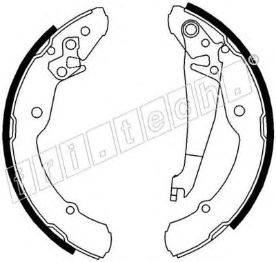 Комплект тормозных колодок REPARATION KIT fri.tech. купить