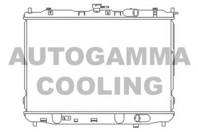 Радиатор, охлаждение двигателя AUTOGAMMA купить