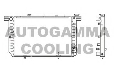 Радиатор, охлаждение двигателя AUTOGAMMA купить