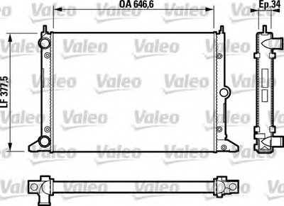 Радиатор, охлаждение двигателя VALEO купить