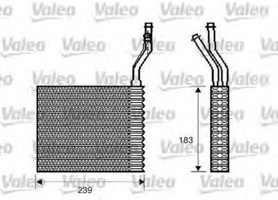 Теплообменник, отопление салона VALEO