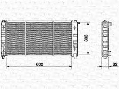 Радиатор, охлаждение двигателя MAGNETI MARELLI купить