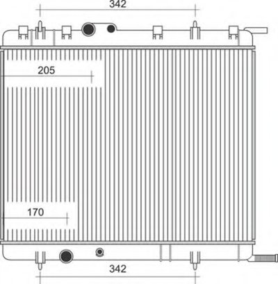Радиатор, охлаждение двигателя MAGNETI MARELLI купить