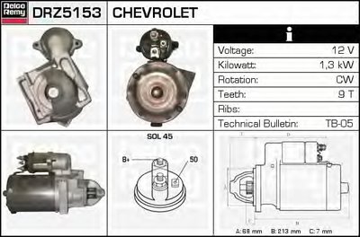 Стартер Remanufactured REMY (Light Duty) DELCO REMY купить