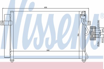 Конденсатор, кондиционер NISSENS купить