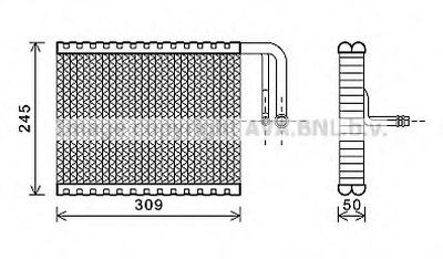 Испаритель, кондиционер AVA QUALITY COOLING