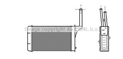 Теплообменник, отопление салона AVA QUALITY COOLING