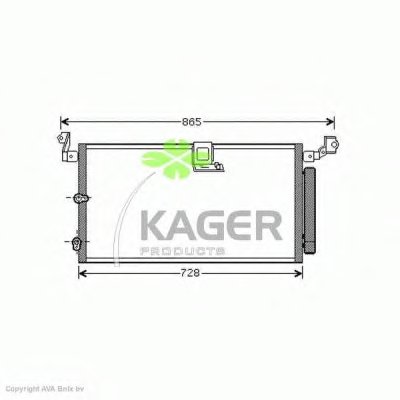 Конденсатор, кондиционер KAGER купить