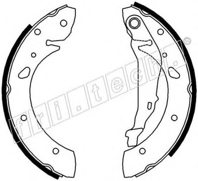 Комплект тормозных колодок REPARATION KIT fri.tech. купить
