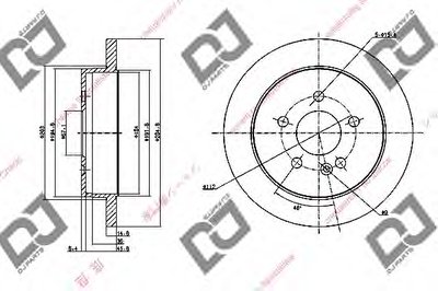 Тормозной диск DJ PARTS купить