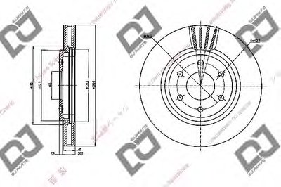 Тормозной диск DJ PARTS купить