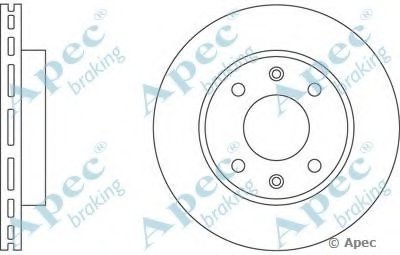 Тормозной диск APEC braking купить