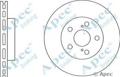 Тормозной диск APEC braking купить