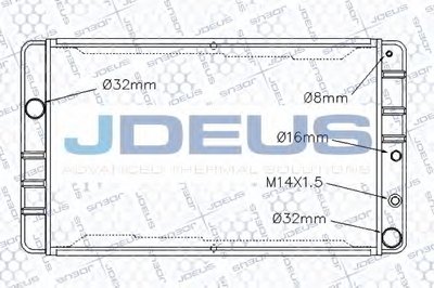 Радиатор, охлаждение двигателя JDEUS купить