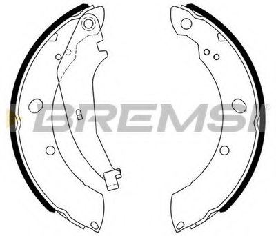 Комплект тормозных колодок BREMSI купить