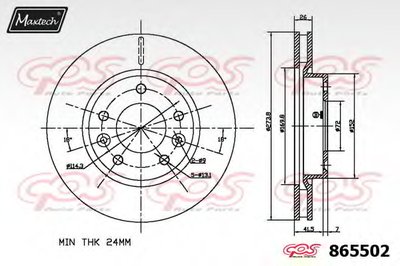 Тормозной диск R+ (Regular Plus) MAXTECH купить