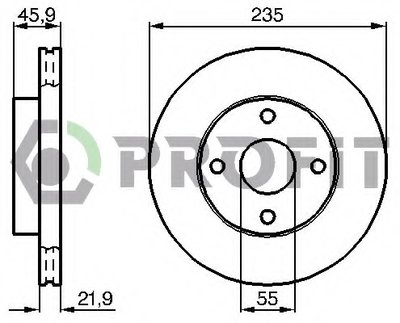 Тормозной диск PROFIT купить