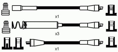 Комплект проводов зажигания