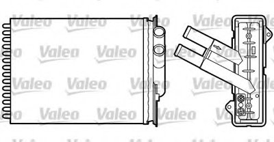 Теплообменник, отопление салона VALEO