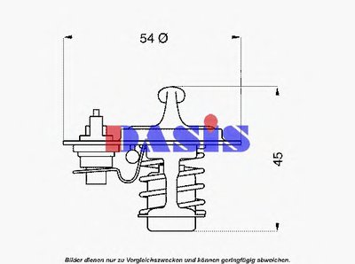 Термостат, охлаждающая жидкость AKS DASIS купить