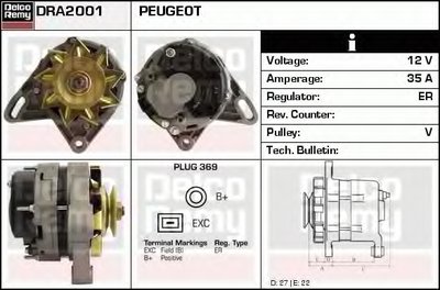 Генератор Remanufactured REMY (Light Duty) DELCO REMY купить