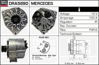 Генератор Remanufactured REMY (Light Duty) DELCO REMY купить