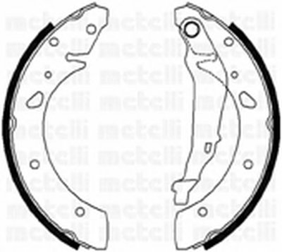 Комплект тормозных колодок METELLI