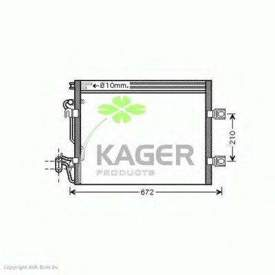 Конденсатор, кондиционер KAGER купить