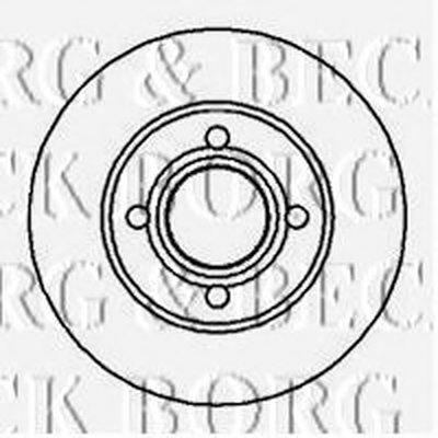 Тормозной диск BORG & BECK купить